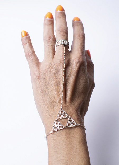 Pulseira Com Anel Alhambra