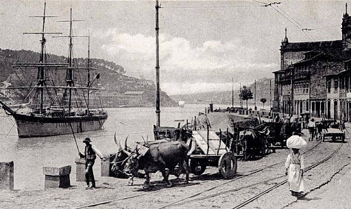 Cais das Pedras - Porto, em 1910